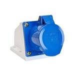 Assistência Técnica e Garantia do produto Tomada Industrial Sobrepor Jng 2p+t 32a 6h Azul 250v Mgi-123