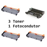 Assistência Técnica e Garantia do produto 3 Toner 1 Fotocondutor Compatível Brother Tn2340 Tn2370
