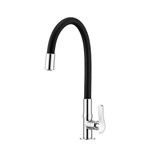 Assistência Técnica e Garantia do produto Torneira para Cozinha Lorenzetti Flex 1177 B27, Preto com Cromado