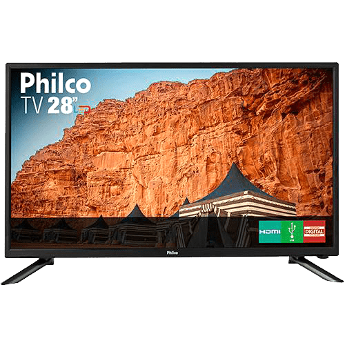 Assistência Técnica e Garantia do produto TV LED 28" Philco PH28N91D HD com Conversor Digital 1 USB 1 HDMI - Preta