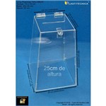 Assistência Técnica e Garantia do produto Urna Pirâmide 25cm - Acrilico Cristal 3mm - com Cadeado