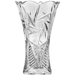 Assistência Técnica e Garantia do produto Vaso Acinturado Pinweel Luxo Cristal Bohemia Transparente 20,5cm - Rojemac
