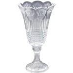 Assistência Técnica e Garantia do produto Vaso com Base de Cristal 26x26x49,5cm Journey Transparente - Wolff