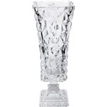 Assistência Técnica e Garantia do produto Vaso Cristal com Base Ice Rock Wolff Transparente 33,5cm - Rojemac