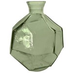 Assistência Técnica e Garantia do produto Vaso de Vidro Origami 18cm Verde - 58290