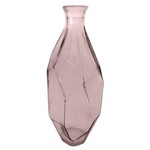 Assistência Técnica e Garantia do produto Vaso de Vidro Origami 31cm Rosa - 58295