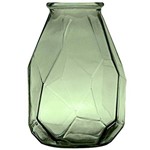 Assistência Técnica e Garantia do produto Vaso de Vidro Origami 35cm Verde - 58300