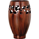 Assistência Técnica e Garantia do produto Vaso Decorativo 4 Organic 2663 Ana Maria Madeira - (29x17x17cm)
