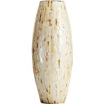 Assistência Técnica e Garantia do produto Vaso Decorativo Abaulado Mop Bon Goumert Bege - (42x14x14cm)