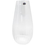 Assistência Técnica e Garantia do produto Vaso Decorativo Bohemia Transparente 31,5x12,5x1,1cm