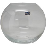 Assistência Técnica e Garantia do produto Vaso Decorativo Bola Bohemia Transparente 15,5x18x18cm