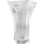 Assistência Técnica e Garantia do produto Vaso Decorativo Cascade Rojemac Cristal Bohemia Transparente 25,5x15,5x15,5cm