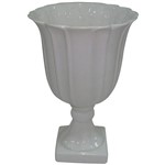 Assistência Técnica e Garantia do produto Vaso Decorativo em Cerâmica BTC Branco - (30x20x20cm)