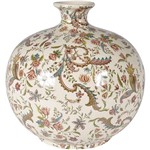 Assistência Técnica e Garantia do produto Vaso Decorativo em Cerâmica BTC Floral - (30x25x25cm)