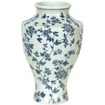 Assistência Técnica e Garantia do produto Vaso Decorativo em Cerâmica BTC Floral - (26x16x16cm)