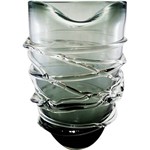 Assistência Técnica e Garantia do produto Vaso Decorativo Luxe Sole Cinza 28,5x20,5x20,5cm