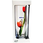 Assistência Técnica e Garantia do produto Vaso Decorativo Reto Bohemia Transparente 26,5x10,7x10,7cm
