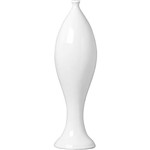 Assistência Técnica e Garantia do produto Vaso Decorativo Rivieira Slin Grande 1911 Ana Maria Branco - (38x11x11cm)