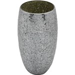 Assistência Técnica e Garantia do produto Vaso Mosaic 29cm Branco - Prestige