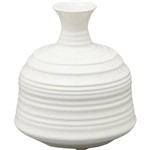 Assistência Técnica e Garantia do produto Vaso Ornamental de Cerâmica Bell Branco - Prestige