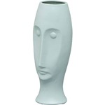 Assistência Técnica e Garantia do produto Vaso Ornamental de Cerâmica Face Verde 30,5cm - Prestige