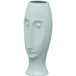 Assistência Técnica e Garantia do produto Vaso Ornamental de Cerâmica Face Verde 40,6cm - Prestige