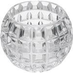 Assistência Técnica e Garantia do produto Vaso Redondo de Crystal Medium Rose Wolff Transparente - Rojemac
