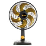 Assistência Técnica e Garantia do produto Ventilador de Mesa Mallory 30cm TS30 Gold, 6 Pás, 3 Vel, Preto/Dourado - 110V