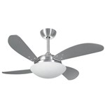 Assistência Técnica e Garantia do produto Ventilador de Teto Escovado 4 Pás Vr42 Fly Titânio 127v