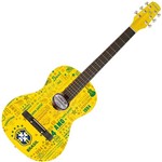 Assistência Técnica e Garantia do produto Violão Acústico Aço Waldman Uniform Amarelo Seleção Brasil