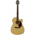 Assistência Técnica e Garantia do produto Violão Eletroacústico Dreadnought Folk Cutaway Aço Gf-1d Ceq Natural Giannini