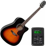 Assistência Técnica e Garantia do produto Violão Folk Eletroacústico Afinador Eq 3b Giannini Gf1r 3ts