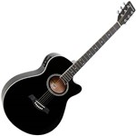 Assistência Técnica e Garantia do produto Violão Giannini Eletroacústico Mini Jumbo Eq3 Banda Gsf1r Bk